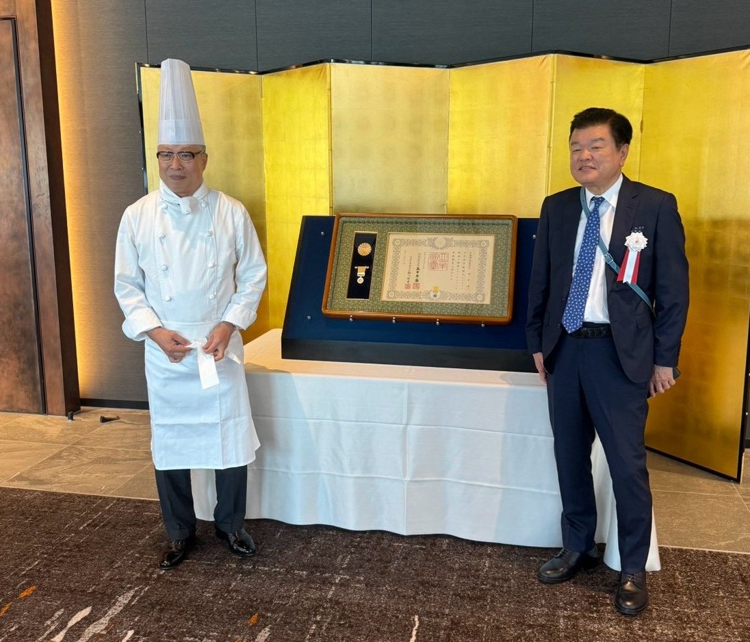 Yukio Konishi, primer profesional de la gastronom�a espa�ola en Jap�n distinguido por el Emperador